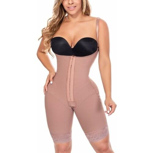 Colombian Girdles Small Wasit Big Hip For BBL Post Surgery Thin Strip Tummy Control Shapewear Slimming Fajas Shaping Jumpsuit