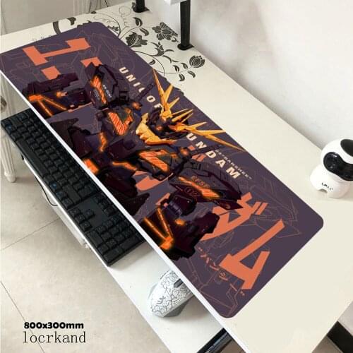 Gundam Mouse Pad Anime Gaming Accessories Carpet PC Gamer Completo Computer Rug Varmilo Keyboard mat gamer mouse pad for CSGO