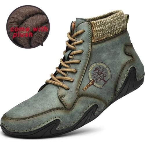 Мужские зимние ботинки LIZUXIE China At AliExpress