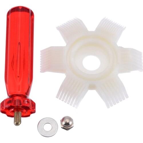 Mayitr Condenser Fin Comb HVAC/Auto Evaporator Condenser Fin Comb Straightener Cleaner Rake Tool 6 in 1 Multifunctional Parts