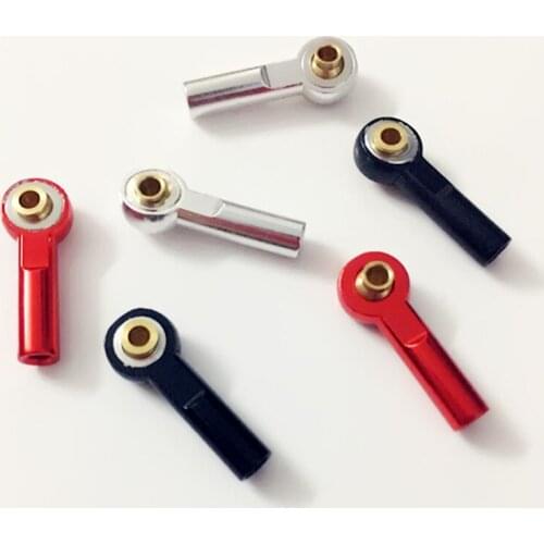10Pcs Metal M3 Link Tie Rod End Ball Joint for 1/10 RC Car Crawler AXIAL SCX10 D90 D110 Tamiya CC01