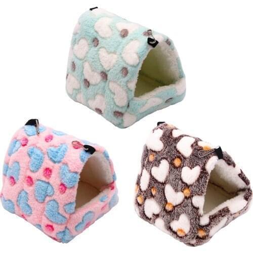 Soft Guinea Pig House Bed Cage for Hamster Mini Animal Mice Rat Nest Bed Hamster House Small Pets Product