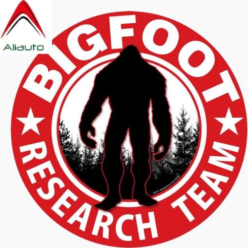 Aliauto Personality Car Sticker Bigfoot Resarch Team Reflective Waterproof Motorcycles Decoration Accessories Decal,13cm*13cm
