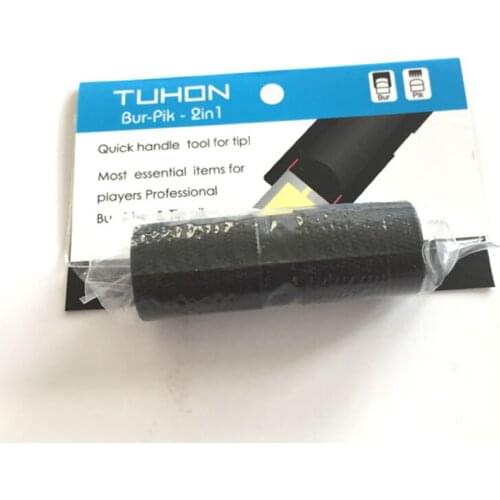 Wholesale 3pcs/lot 14mm pool table cue tip tool 2 in 1 functional billiard tip burnisher+Tip Pik billiard accessories