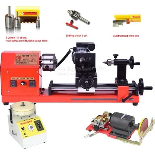 JF-6030 Hand String Miniature Woodworking Lathe Machine Engraving Machine Wooden Beads Processing