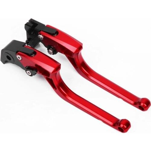 SMOK Clutch Brake Levers for Kawasaki ZX636/ZX6R/ZX6RR 2005-2006 Adjustable CNC Aluminum Alloy Labor-saving