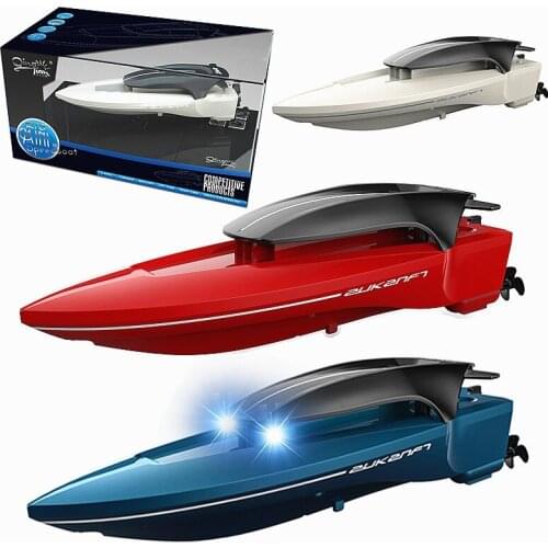 High-speed Remote Control Boat 2.4G RC Racing Boat Electric Rowing Model Boat Outdoor Speed Boat Battery Type Toys For Kids