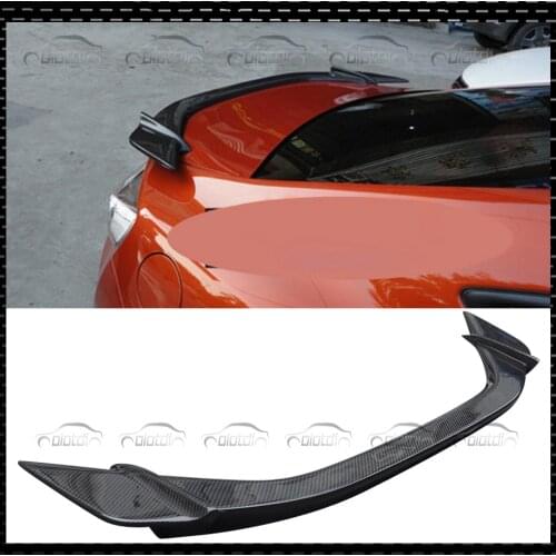 Carbon Fiber Rear Trunk Spoiler Boot Lip For Toyota GT86 FT86 Scion FRS Subaru BRZ High Kick Wing Car Styling