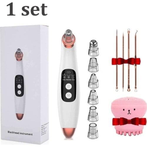 Deep Cleansing Electric Blackhead Remover Needles Acne Black Spot Extractor Vacuum Suction Exfoliating Pore Cleaner Face Tools
