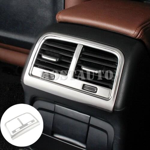 For Audi A5 S5 Interior Console Rear Air Vent Outlet Trim Cover 2008-2016 2pcs Car Accessories Interior Car Decor Car Trim