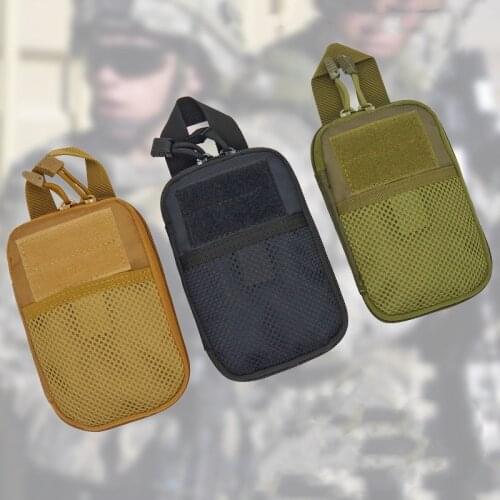 1 PCS Professional Mini Outdoor Camping Bags Waterproof 600D Nylon Military Tactical Molle Pouch Waist Bag