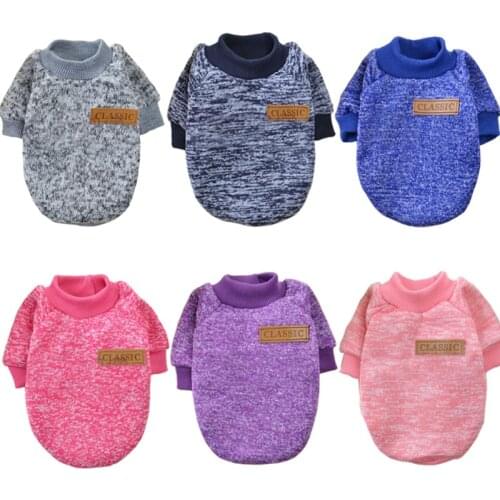 Winter Warm Pet Clothes for Dogs Cats Yorkshire Shih Tzu Pullovers Puppy Dog Cat Sweater Hoodie Pets Clothing Jumper honden trui
