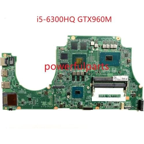 100% working 0NXYWD CN-0NXYWD for dell Inspiron 15 7559 laptop motherboard DAAM9AMB8D0 mainboard with i5-6300HQ CPU + 960M GPU