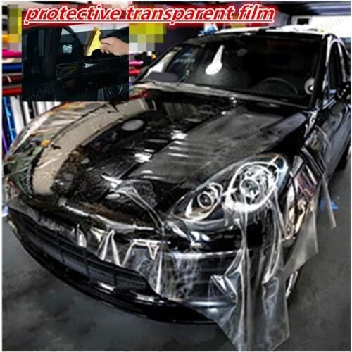 152CM*20CM Transparent Strong Glue Car Door Handle Protection Film Exterior Automotive Accessories Easy Install