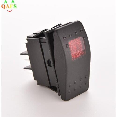 2016 New ON-Off Led Car Swtich 12V 20A Waterproof BAR ARB Carbling Rocket Toggle Switch Red