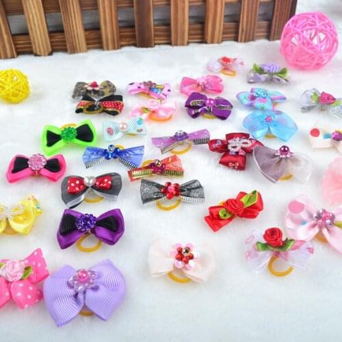 1 Piece Pet Headdress Dog Cat Accessories Headdress Bow Hairpin Random Style