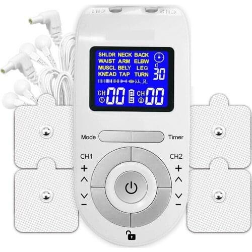 Electronic small massage electrical physical therapy vibrators back pain relief massager health herald digital therapy machine