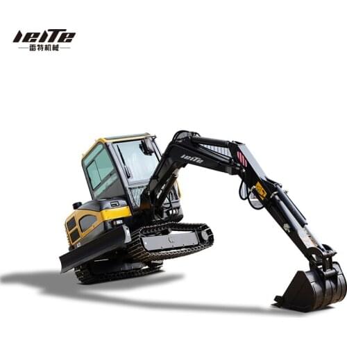 Click To Know 5 Ton Digger Mini Excavator Tool Eradicate Ground Surface Sundries