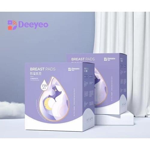 Deyo Disposable Breathable Breast Pads Maternity Anti-Overflow Nursing Pad Super Absorbency Mom Breastfeeding Necessary 150pcs