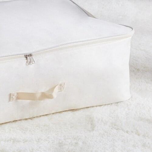 Oxford Clothing Storage Box Bedding Item Packing Bag Clothes Organizer Quilt Box H55A