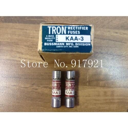 [ZOB] The United States Bussmann TRON KAA-3 BUSS FUSE 10X38 genuine original fuse --10PCS/LOT