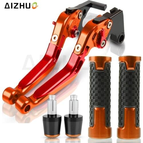 Motorcycle CNC Brake Clutch Levers Handlebar Handle Bar Hand Grips Ends Handbrake FOR SUPER ADVENTURE S R 1290 Adv R S 2015-2016