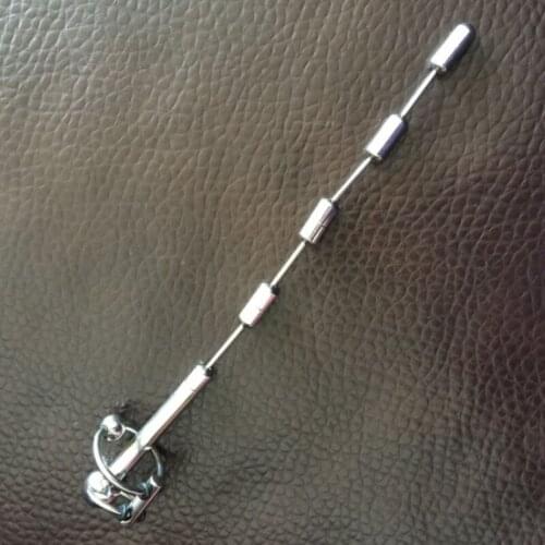 Detacheable Male Penis Urethral Dilator Stainless Steel Sounds Cock Ring Plug BDSM Masurbation Prostate Massager Sex Toy for Men