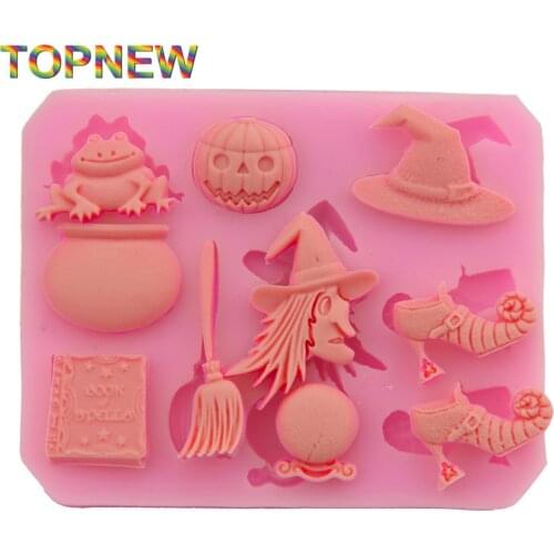 Halloween Fondant Silicone Mold Cake Decorating Tools Bakeware Cooking Tools Kitchen Accessories 2793
