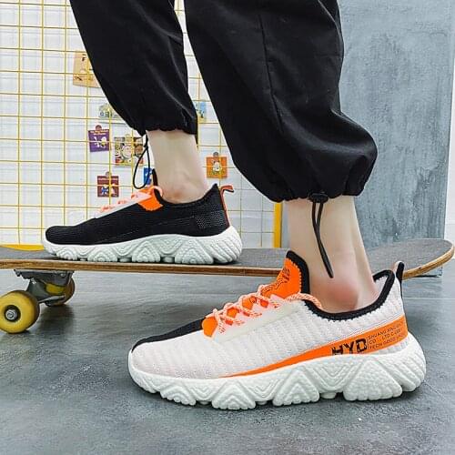 Light Men Running Shoes New 48 Large Size Comfortable Walking Sneakers Personality Mesh Trainers 47 Mix-Color Mesh Cotton Shoes