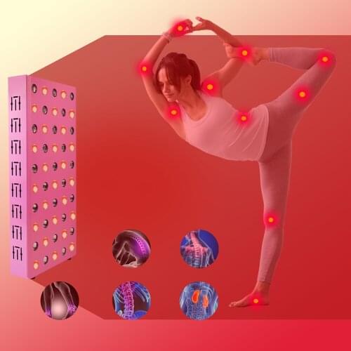 LED Therapy Light 500W- 600W Infrared 850nm 660nm Beauty Lamp For Skin Pain Relief Full Body Anti Aging Red Grow Lights