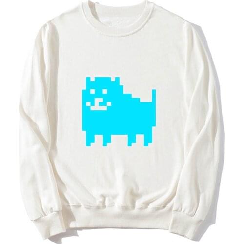 Hot Game Undertale Hoodies Long Sleeves O-neck Sweatshirt Printing Toby Dog Pullovers 6 Colors Sweatshirt Casual Loose Tops