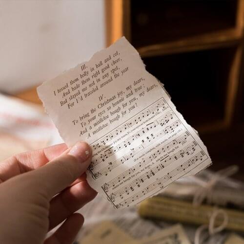 Vintage Antique Collage Travel Map Writing Paper Kraft Card Journaling Bullet Scrapbooking Material Paper Retro Bill LOMO Cards