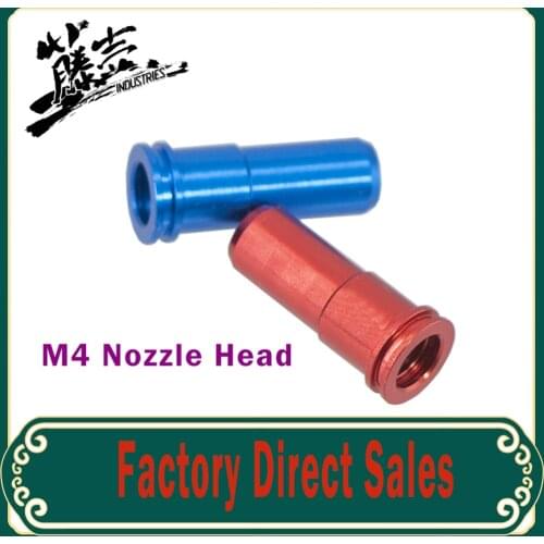 Air Seal CNC Aluminum M4 Nozzle For G36 M4 AK M16 MP5 Airsoft AEG Paintball Shooting Target Hunting Targets Accessories