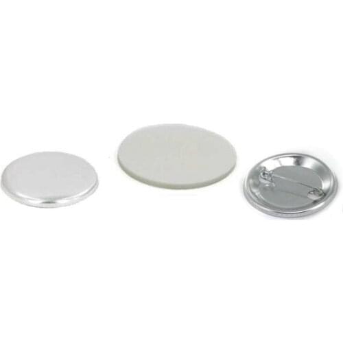 1000 Sets 1-1/4" US Size Pinned Back Metal Pinback Button Supply Materials Parts for American Brand Badge Button Maker