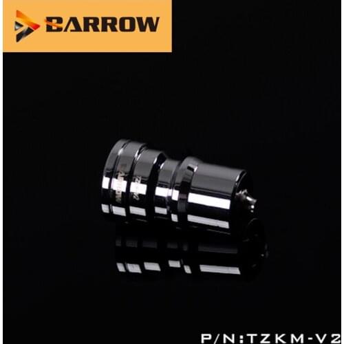 Barrow Black/silver Body G1 / 4 Thread Water Cooling Fittings Sealing Quick Coupling Male Connector TZKM-V2