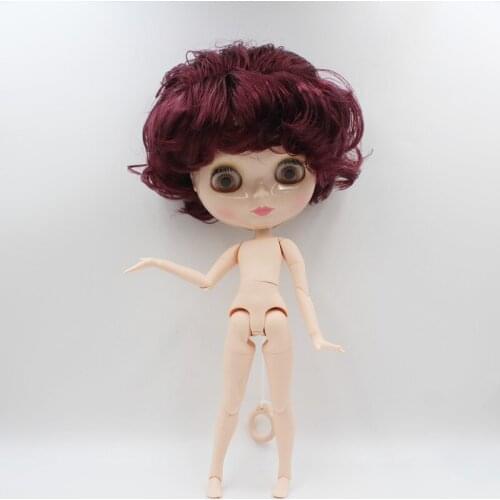 Free Shipping colorful RBL-914B DIY Blyth doll fashion hair 4 big eyes man body 1/6 BJD special price boy toy girl birthday gift