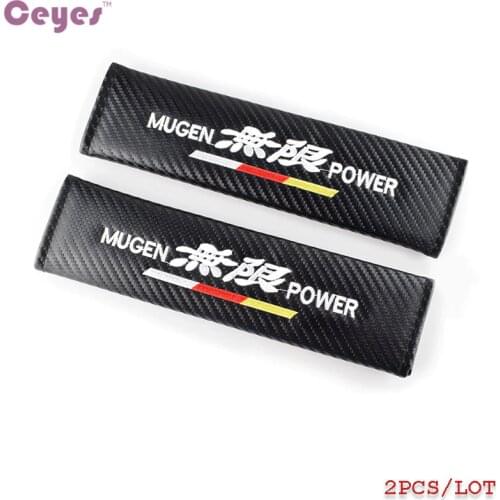 Ceyes Car-Styling Auto Emblems Case For Honda Mugen Power Civic City Jazz Accord Crv Fit Car Accessories Stickers Car Styling