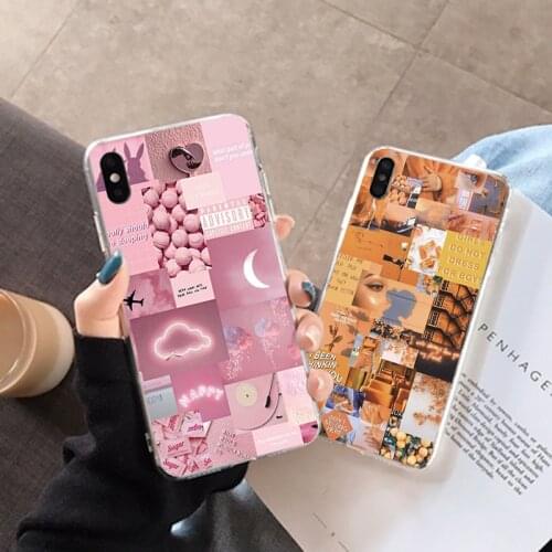 Fundas For Samsung Galaxy A50 A71 A51 A70 S20 FE S21 S9 S8 S10 S20 Plus Ultra A21s A72 A20e A31 A32 Aesthetic Collage Art Case