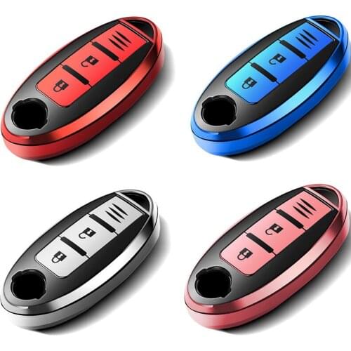 Car Key Cover Ring for Nissan Qashqai J10 J11 X-Trail t31 t32 kicks Tiida Pathfinder Murano Note Juke Micra Protect Case