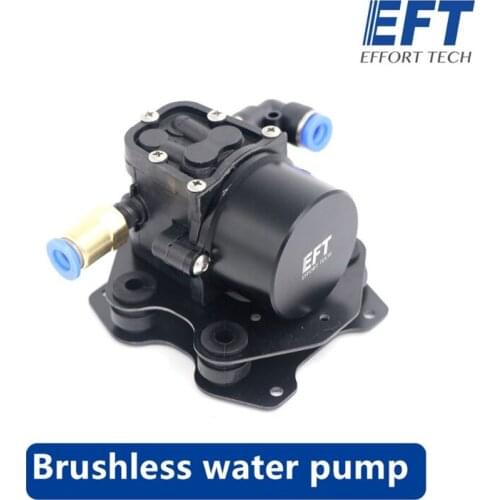 EFT Mini Spray Pump Brushless Water Pump Pesticide Mini Pressure Reflow Diaphragm Parts, Used for DIY Agricultural UAV