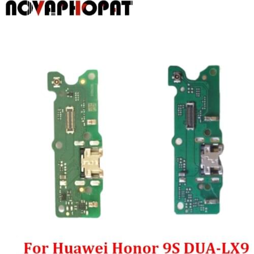 Novaphopat Charger Port Board For Huawei Honor 9S DUA-LX9 USB Dock Charging Port Connector Microphone Mic Flex Cable +tracking