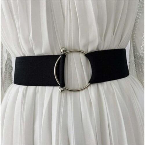 Womens Black Elastic Belt Stylish Combinations 2021 - 2022 Fashion