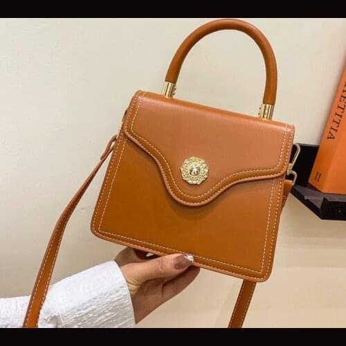 Luxury Handbags Women Bags Designer Leather Shoulder Bags Solid Vintage Flap Bag 2021 Simple Crossbody Bag for Girls Fashion Sac