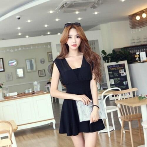 Sannian 2021 Spring And Summer New Slim Women Dress Sexy Nightclub Womens Chiffon Stitching Strap Dress Ladies Clothes