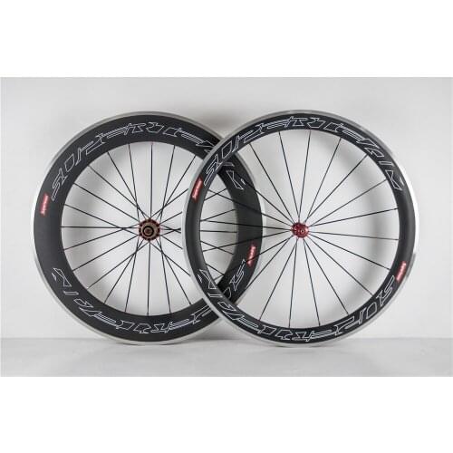 SUPERTEAM front 60/88 carbon wheelset 700c clincher road bike wheels