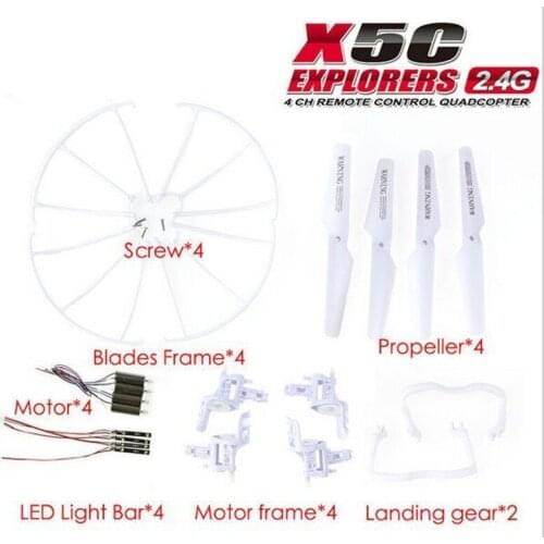 Syma X5C X5 Explorers 6AXIS 4CH UFO RC Quadcopter Helicopter Spare Parts Full Set Replacements Accessories