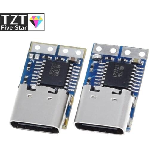 Type-C PD decoy module PD2.0 PD3.0 to DC DC trigger extension cable QC4 charger 9V 12V 15V 20V Fast Quick Charger Circuit Board