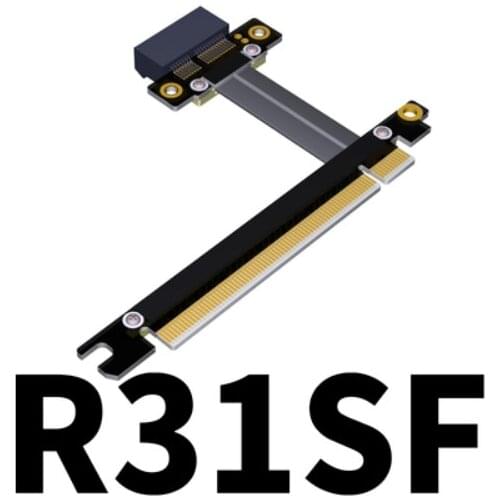 PCI-e x16 to x1 extension line transfer extension line 16x PCIe3.0 support network card Signal connection Signal connection