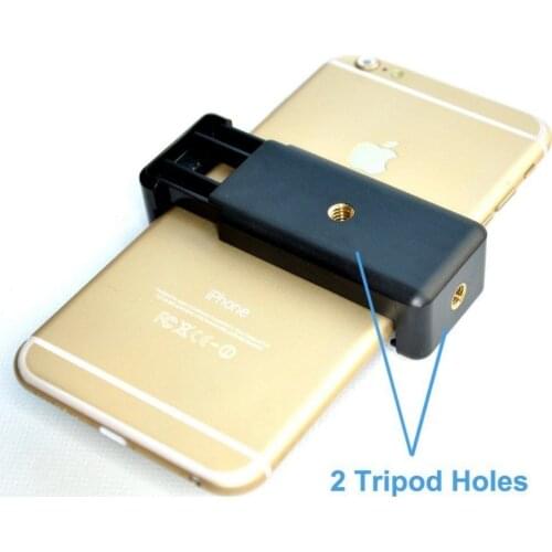 Tripod Mount Adapter Universal Cell Phone Holder Clip Attachment Clamp for smartphone