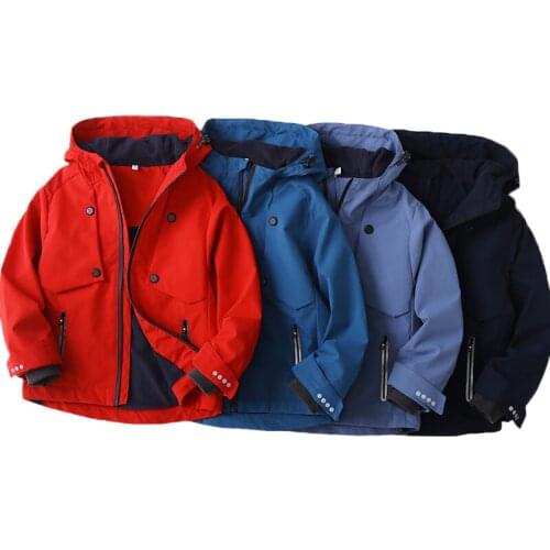 Children Outerwear Warm Coat Casual Kids Clothes Waterproof Windproof Thicken Boys Girls Cotton Jackets Autumn and Winter